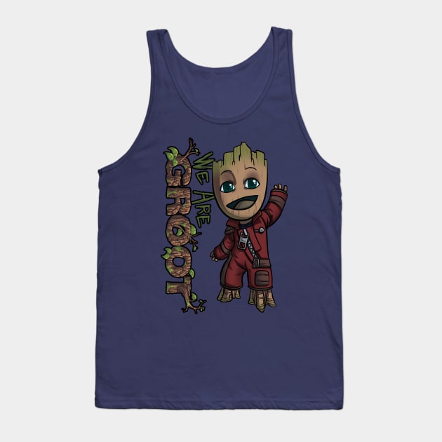 We are Groot! Tank Top by Studio Mootant